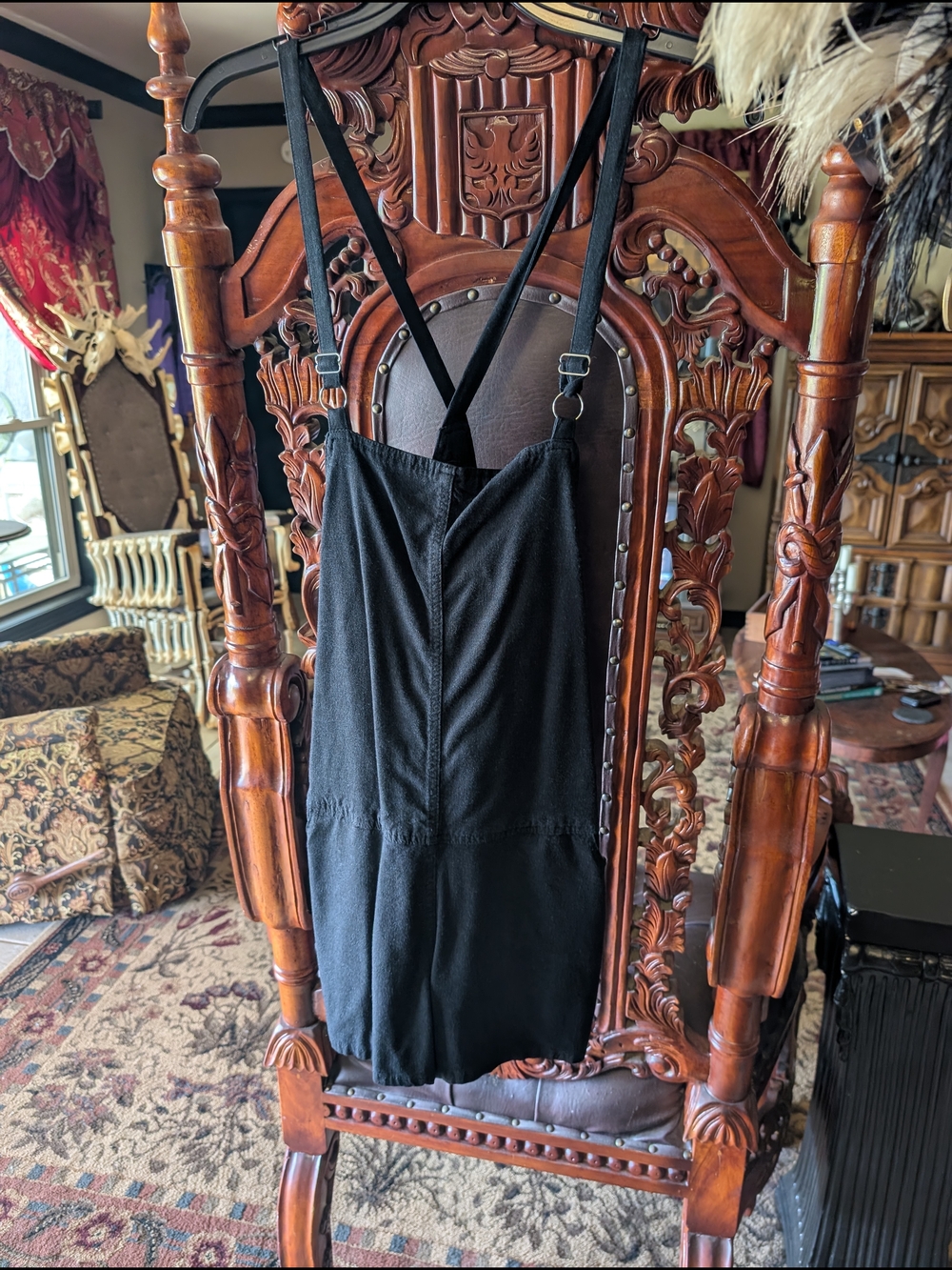 torrid Black Short Jumpsuit with Ring Hardware